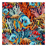 Tropical Fish Colorful Summer Vibes