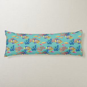 Tropical Fish & Coral Body Pillow