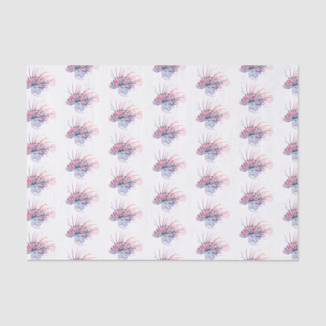 Tropical Fish Decorative Tissue Paper Pattern (Front)