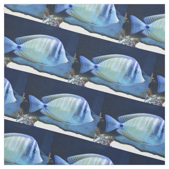 Tropical fish fabric (Swatch)