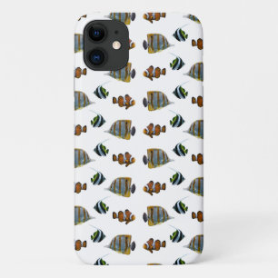 Tropical Fish Frenzy iPhone 11Case (choose colour) 11 Case