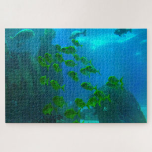 Tropical Fish in an Aquarium. Jigsaw Puzzle