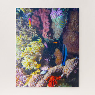Tropical Fish in an Aquarium. Jigsaw Puzzle