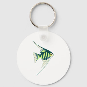 Tropical Fish Keychain