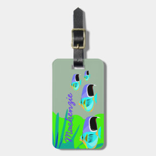 Tropical Fish Luggage Tag