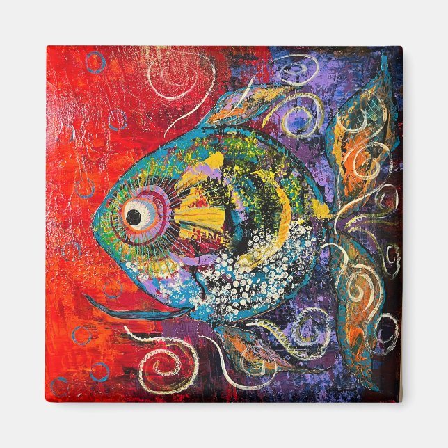 tropical fish magnet (Front)