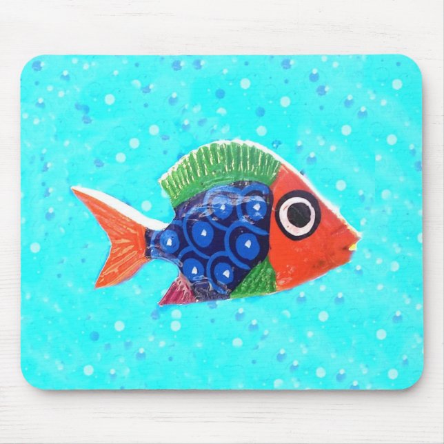 Tropical Fish Mousepad (Front)