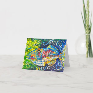 Tropical Fish Note Card