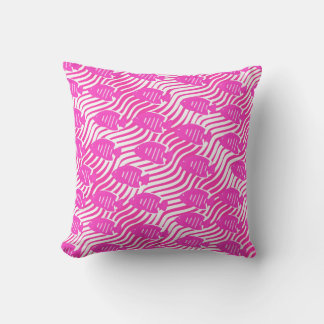 Tropical fish outdoor pillow