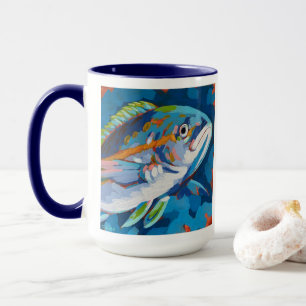 Tropical Fish Painting - Beach Home Decor Mug
