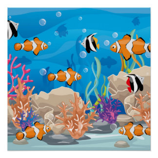 Tropical Fish Poster