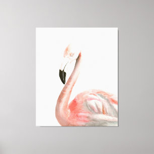 Tropical Flamingo Bird Canvas Print