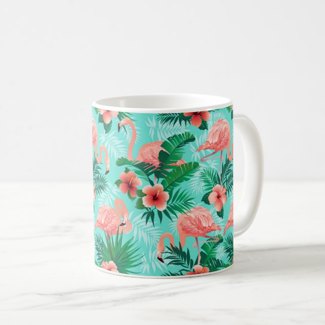 Tropical Flamingo Coffee Mug  (Front Right)