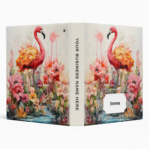 Tropical Flamingo Fantasy Paradise Bloom Binder