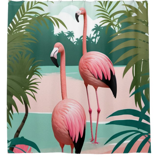 Tropical Flamingo Paradise (Front)