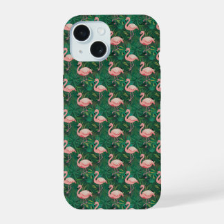 Tropical Flamingo Pattern Phone Case