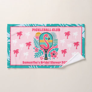 Tropical Flamingo Pickleball Club Shower de Mariée