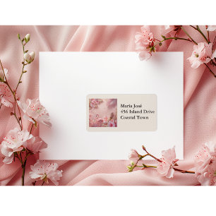 Tropical Flamingo Quinceañera, custom Label