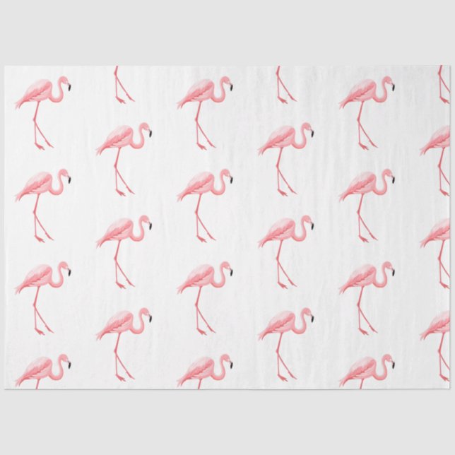  Tropical Flamingo Series Design 15 Tissue Paper (Front)