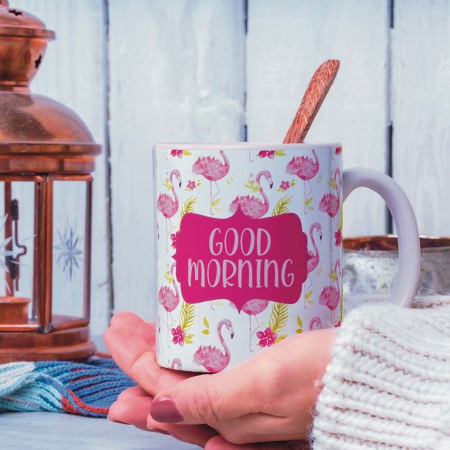 Tropical Flamingos Mug (Creator Uploaded)