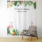 Tropical Flamingos Wedding Photo Booth Backdrop