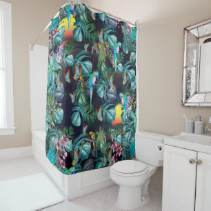 Tropical Flora Paradise at Sunset