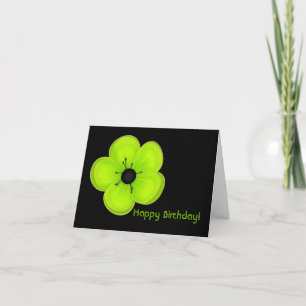 Tropical Floral Birthday Card