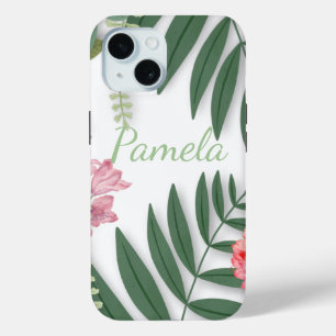Tropical Floral iPhone 15 Case