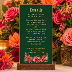 Tropical Floral Colourful   Hibiscus & Greenery Invitation