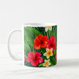 Tropical Floral Gift – Colourful Hibiscus  Coffee Mug
