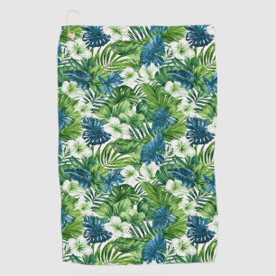 Tropical Floral Golf Towel