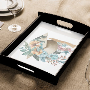 Tropical Floral Graduation Hat and Tassel Party Tissue Paper