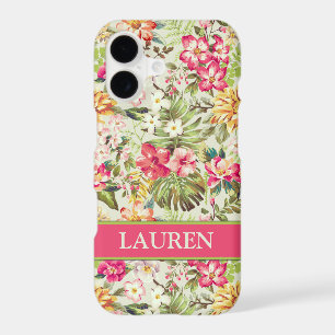 Tropical Floral Hawaii Personalized