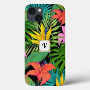 Tropical Floral Jungle iPhone 13 Case