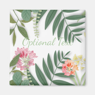 Tropical Floral  Magnet