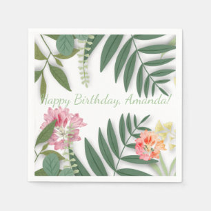 Tropical Floral Napkin