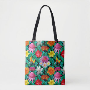 Tropical Floral Tote Bag