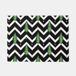 Tropical Floral Vines Doormat