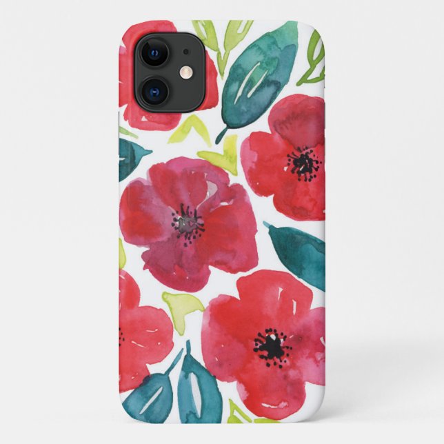 Tropical Flower Case-Mate iPhone Case (Back)