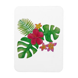 Tropical flower magnet