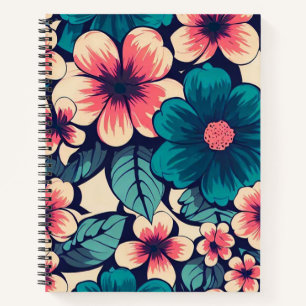 Tropical Flower Notebook