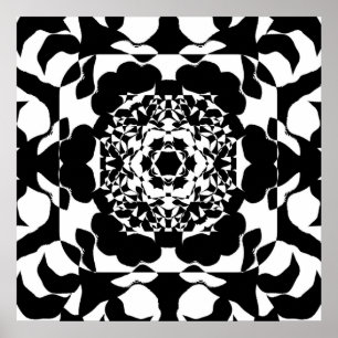 Tropical flower poster