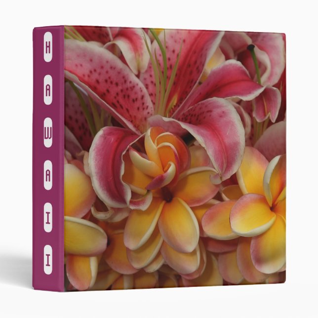Tropical flowers binder (Front/Spine)