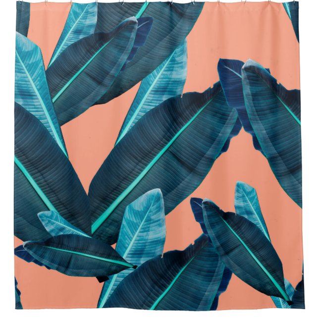 Tropical flowers, botanical seamless background. (Front)