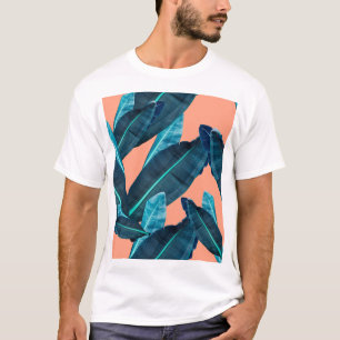 Tropical flowers, botanical seamless background. T-Shirt