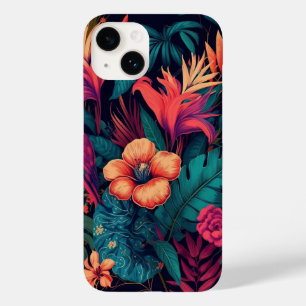 Tropical flowers Case-Mate iPhone 14 case