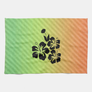Tropical Flowers Kitchen Towel
