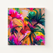 Tropical Flowers Notebook (Back)