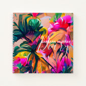 Tropical Flowers Notebook (Front)