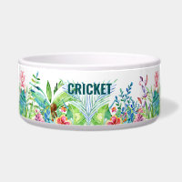 Tropical flowers Personalized Name